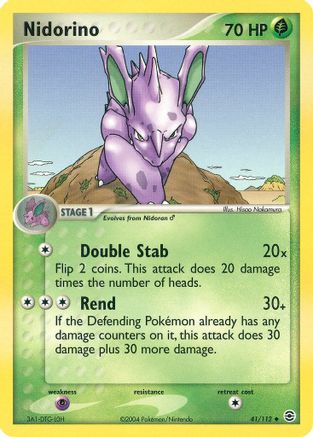 Nidorino (41/112) [FireRed & LeafGreen] - Uncommon