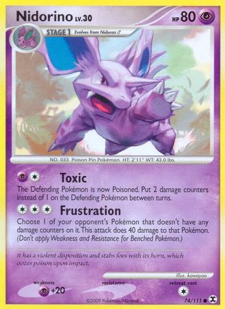 Nidorino (74/111) [Rising Rivals] - Common