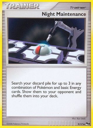Night Maintenance (9/17) [POP Series 8] - Uncommon
