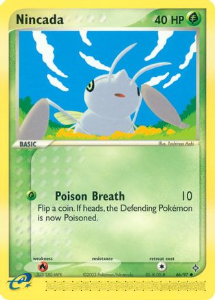 Nincada (066/97) [Dragon] Reverse Holofoil - Common