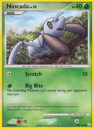 Nincada (108/146) [Legends Awakened] Reverse Holofoil - Common
