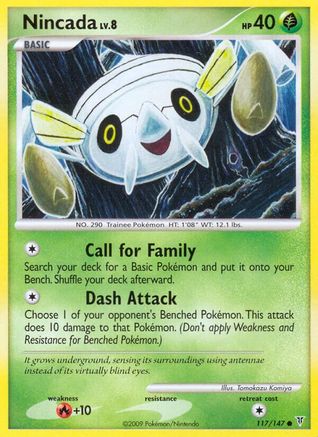 Nincada (117/147) [Supreme Victors] Reverse Holofoil - Common