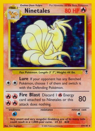 Ninetales (17/110) [Legendary Collection] Holofoil - Holo Rare