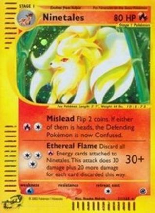 Ninetales (21/165) [Expedition] Holofoil - Holo Rare