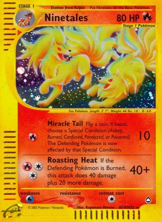 Ninetales (H19) (H19/147) [Aquapolis] Holofoil - Holo Rare