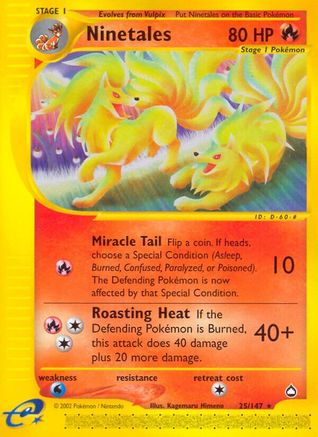Ninetales (25/147) [Aquapolis] - Rare
