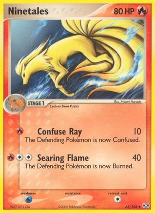 Ninetales (38/106) [Emerald] Reverse Holofoil - Uncommon