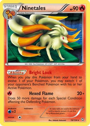 Ninetales (19/124) [Dragons Exalted] Holofoil - Holo Rare
