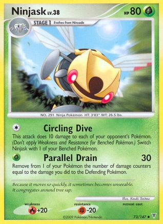 Ninjask (73/147) [Supreme Victors] Reverse Holofoil - Uncommon