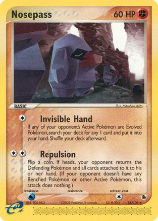 Nosepass (18/109) [Ruby and Sapphire] - Rare