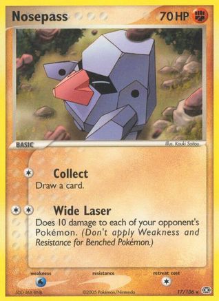 Nosepass (17/106) [Emerald] - Rare