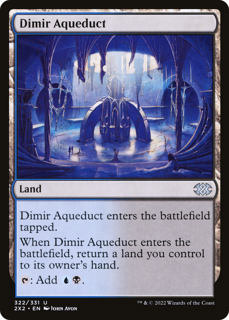 Dimir Aqueduct (2X2-322) [Double Masters 2022] Foil