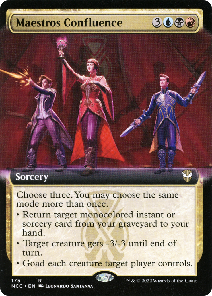 Maestros Confluence (Extended Art) (NCC-175) [New Capenna Commander]