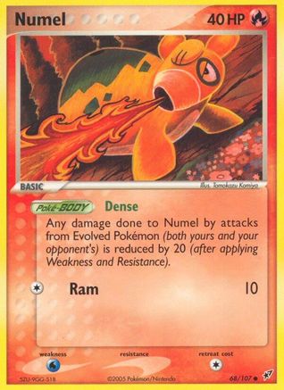 Numel (068/107) [Deoxys] Reverse Holofoil - Common
