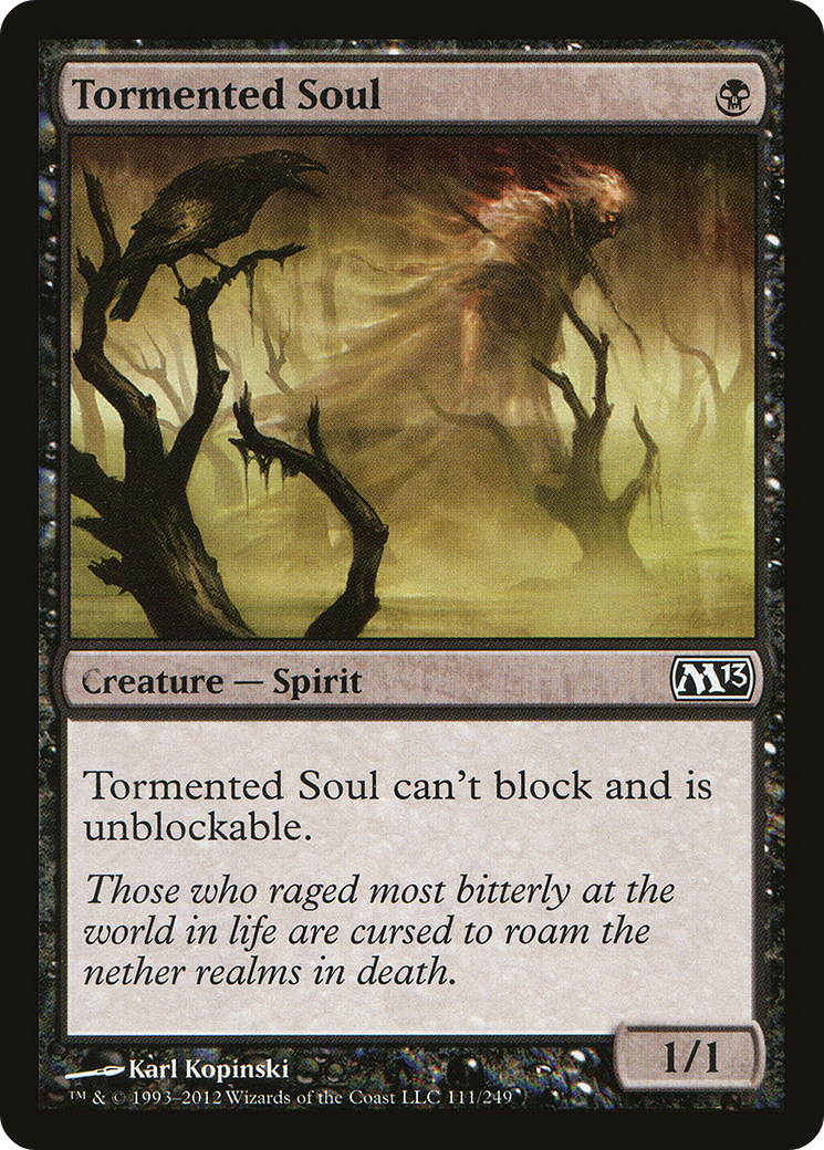 Tormented Soul (M13-111) [Magic 2013] Foil