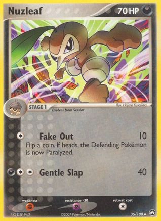 Nuzleaf (36/108) [Power Keepers] - Uncommon