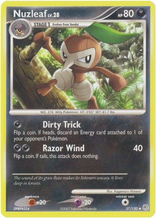 Nuzleaf (57/130) [Diamond and Pearl] - Uncommon