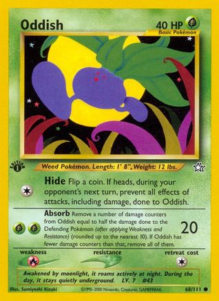 Oddish (068/111) [Neo Genesis] 1st Edition - Common