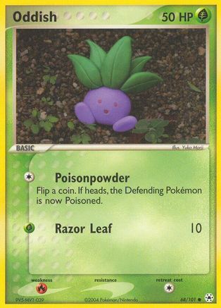 Oddish (068/101) [Hidden Legends] - Common