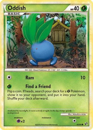 Oddish (060/90) [Undaunted] - Common
