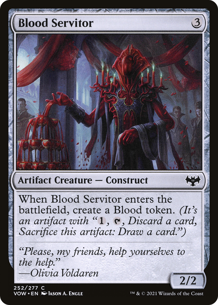 Blood Servitor (VOW-252) [Innistrad: Crimson Vow]