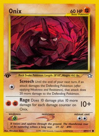 Onix (069/111) [Neo Genesis] 1st Edition - Common
