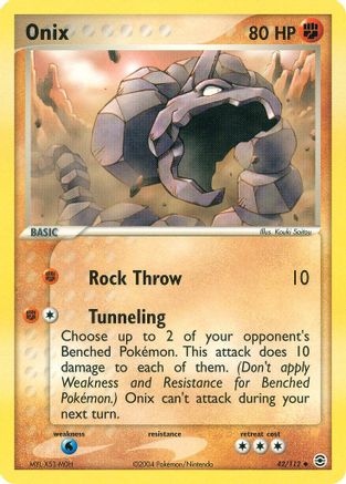 Onix (42/112) [FireRed & LeafGreen] - Uncommon