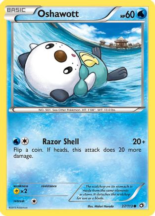 Oshawott (037/113) [Legendary Treasures] Reverse Holofoil - Common