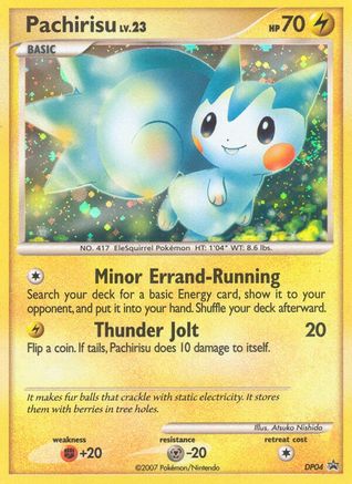 Pachirisu - DP04 (DP04/56) [Diamond and Pearl Promos] Holofoil - Promo