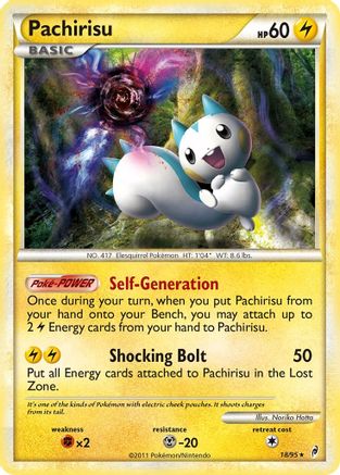 Pachirisu (18/95) [Call of Legends] Reverse Holofoil - Holo Rare