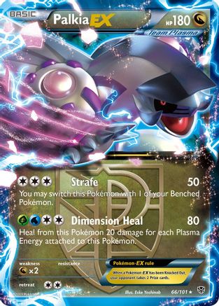 Palkia EX (Team Plasma) (66/101) [Plasma Blast] Holofoil - Ultra Rare