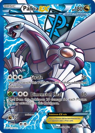 Palkia EX (Team Plasma) (100 Full Art) (100/101) [Plasma Blast] Holofoil - Ultra Rare