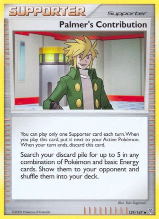 Palmer's Contribution (139/147) [Supreme Victors] Reverse Holofoil - Uncommon