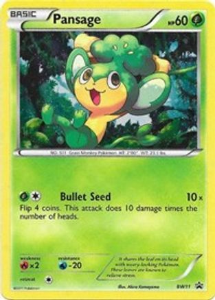 Pansage - BW11 (BW11/101) [Black and White Promos] Holofoil - Promo