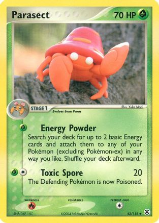 Parasect (43/112) [FireRed & LeafGreen] Reverse Holofoil - Uncommon