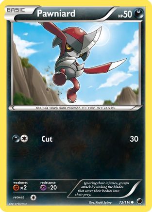 Pawniard (72/116) [Plasma Freeze] Reverse Holofoil - Common