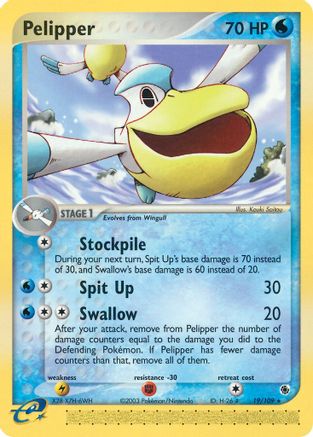Pelipper (019/109) [Ruby and Sapphire] Reverse Holofoil - Rare