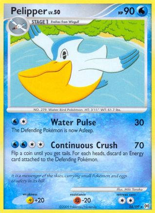 Pelipper (24/99) [Arceus] - Rare