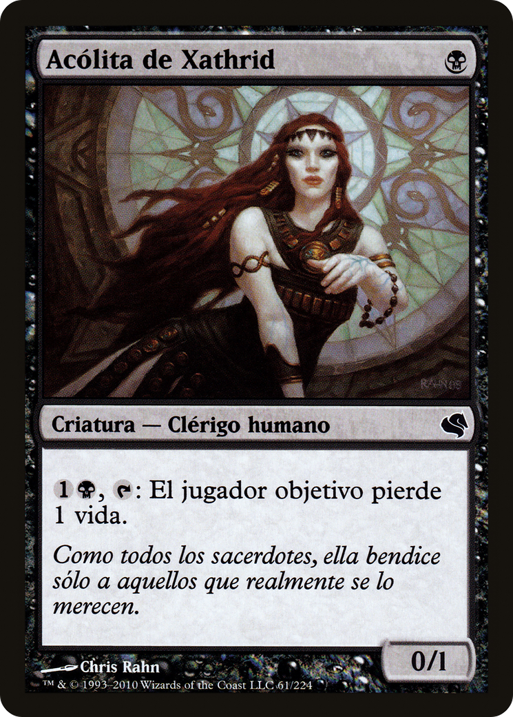 Acolyte of Xathrid (Spanish) - "Acolita de Xathrid" (PS11-061) [Salvat 2011]