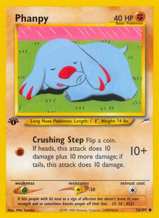 Phanpy (076/105) [Neo Destiny] 1st Edition - Common