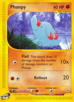 Phanpy (100/147) [Aquapolis] Reverse Holofoil - Common