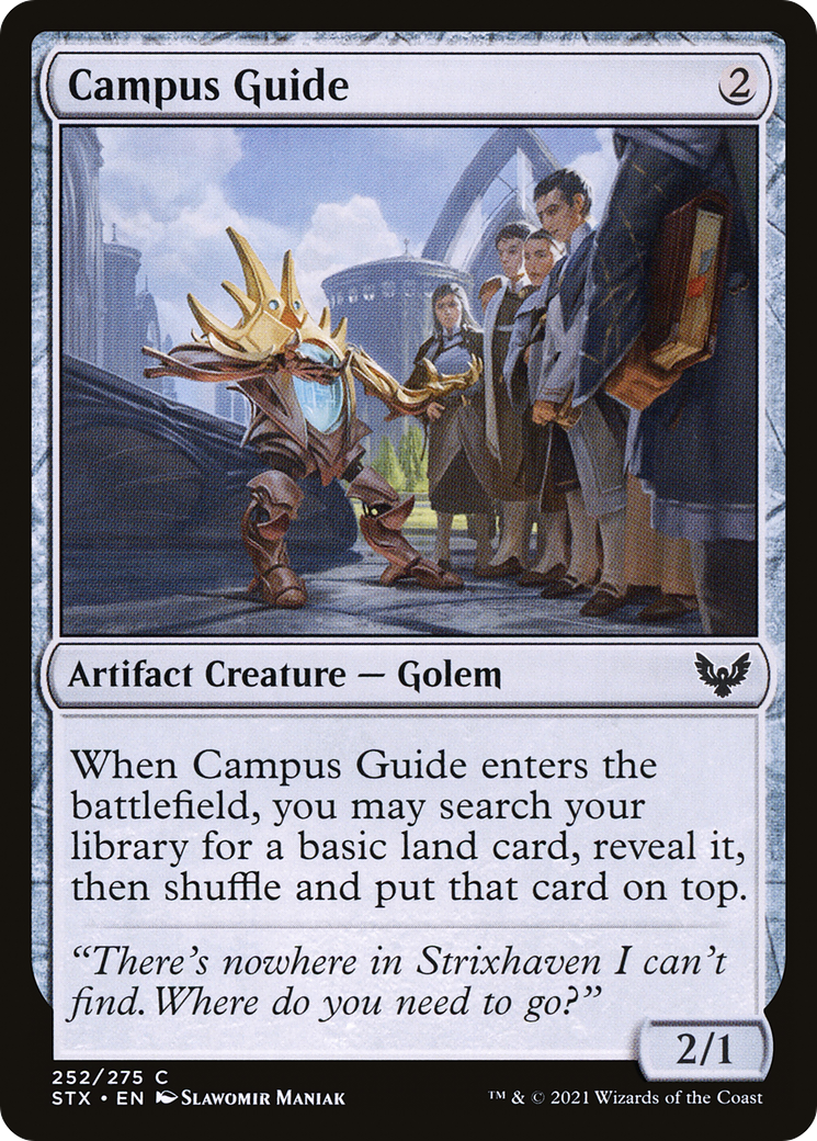 Campus Guide (STX-252) [Strixhaven: School of Mages] Foil