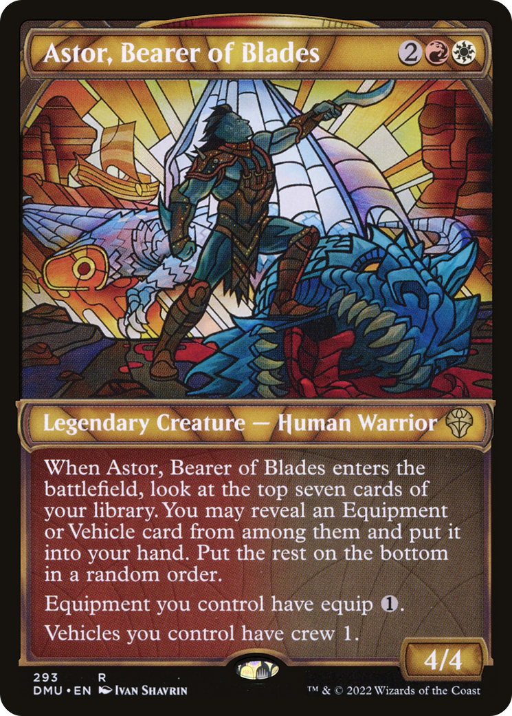 Astor, Bearer of Blades (Showcase) (DMU-293) [Dominaria United]