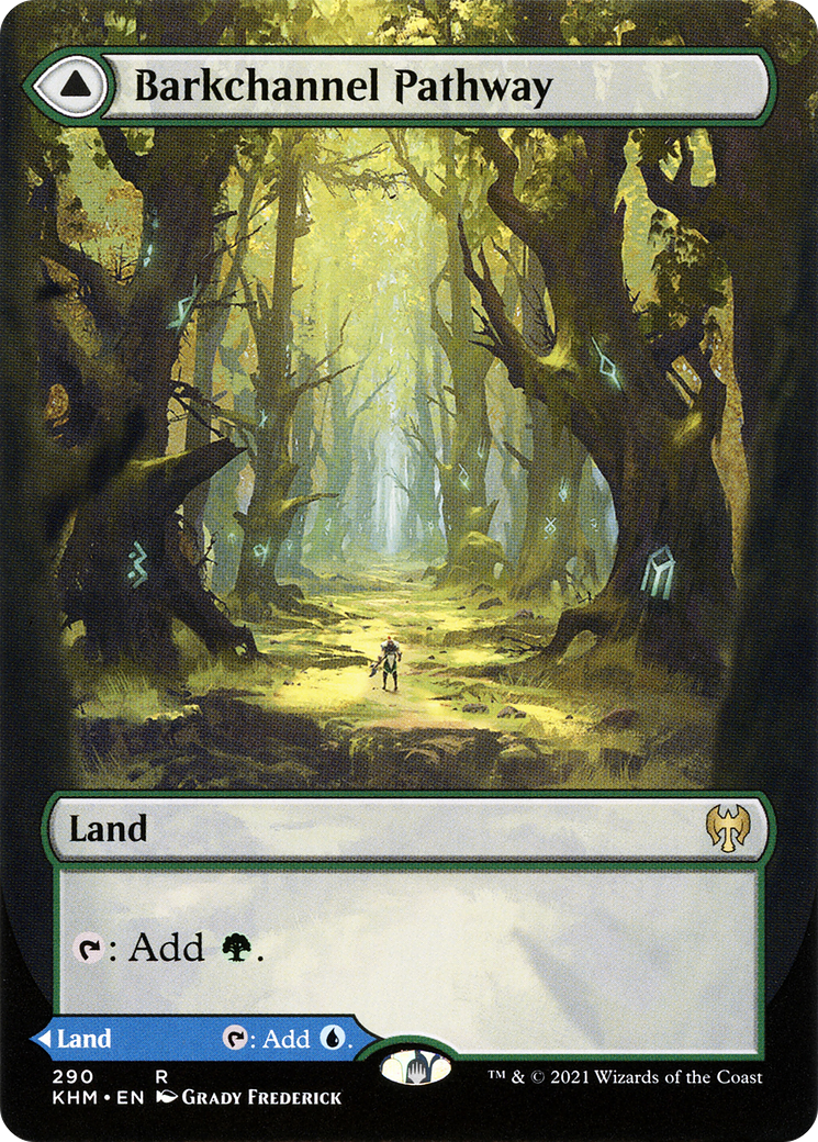 Barkchannel Pathway (Borderless) (KHM-290) (Showcase) [Kaldheim]