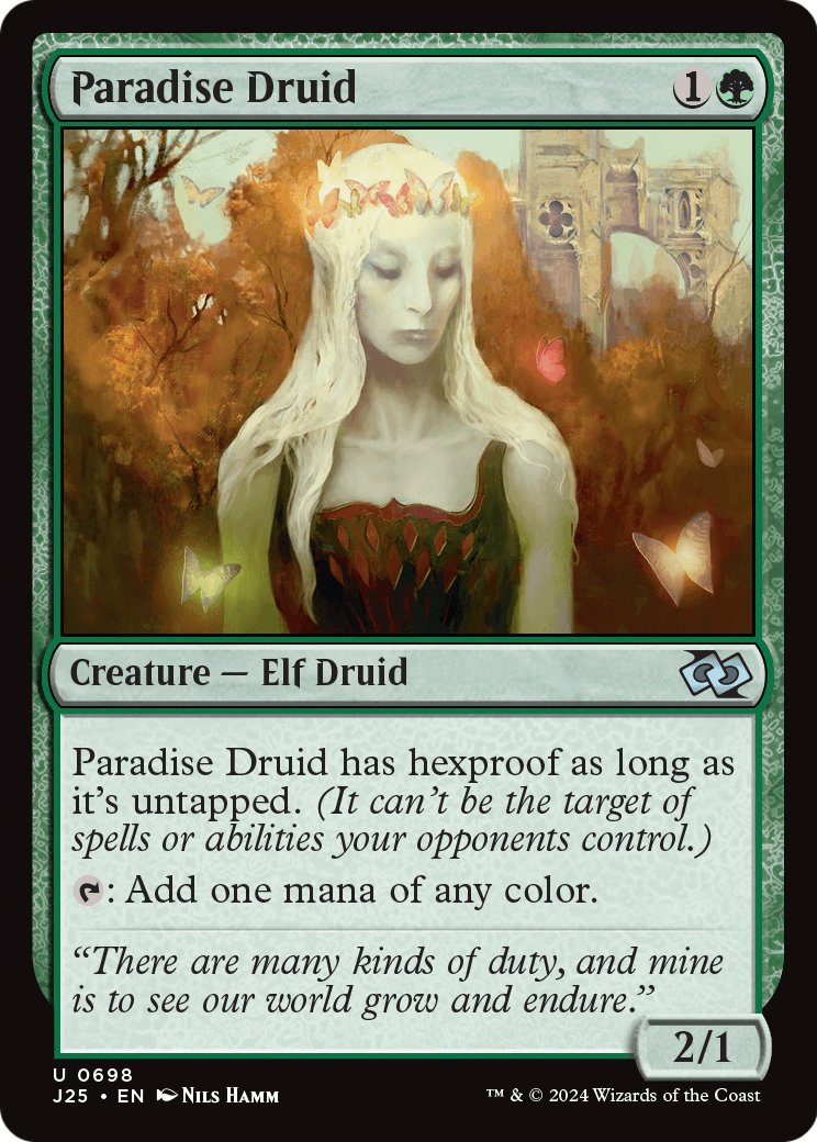 Paradise Druid (J25-698) [Foundations Jumpstart]
