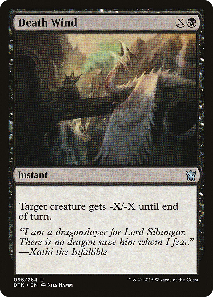 Death Wind (DTK-095) [Dragons of Tarkir] Foil