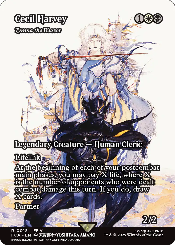 Cecil Harvey - Tymna the Weaver (Showcase) (FCA-018) (Borderless) [FINAL FANTASY: Through the Ages] Foil