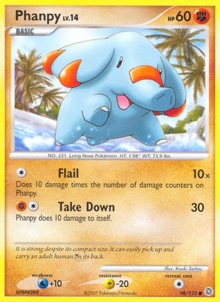 Phanpy (098/132) [Secret Wonders] - Common