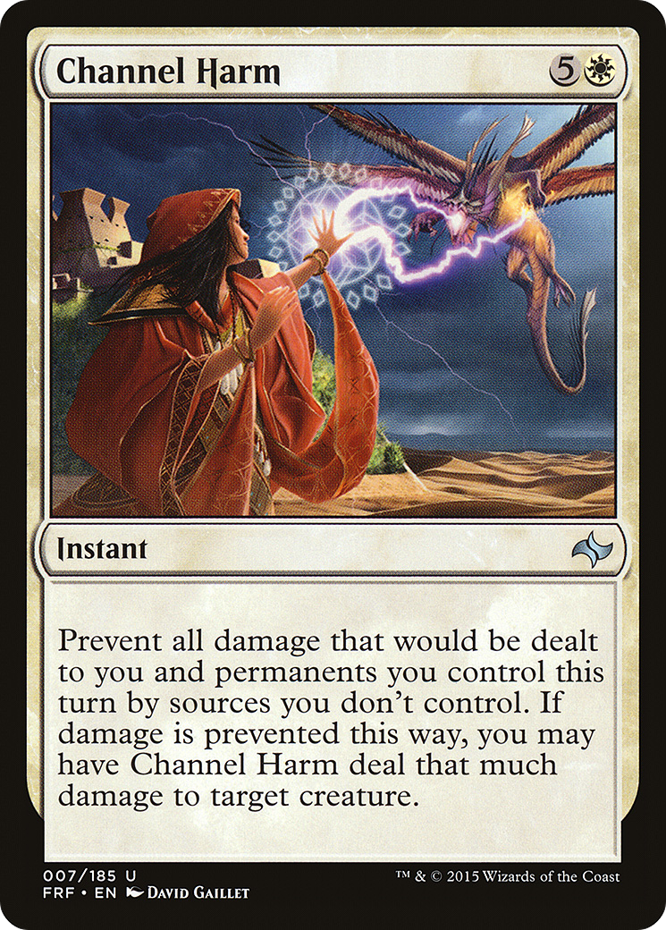 Channel Harm (FRF-007) [Fate Reforged] Foil