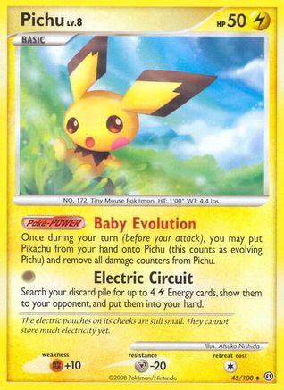 Pichu (045/100) [Stormfront] - Uncommon